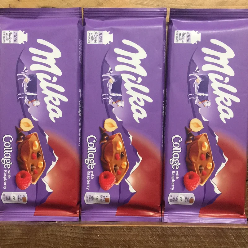 - Pet toys under yuan3x Milka Collage Raspberry, Hazelnut and Chocolate Drops Chocolate Bars (3x93g) - Pet toys under yuan3x Milka Collage Raspberry, Hazelnut and Chocolate Drops Chocolate Bars (3x93g)