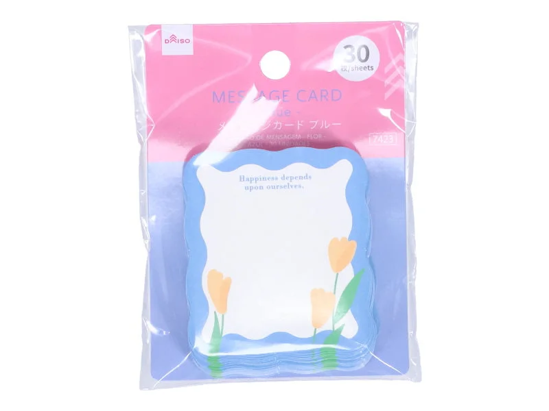 - Dog disposable foam shower gelMessage Card Flower Blue