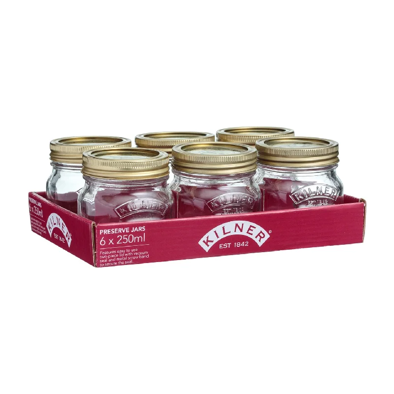 - ​​Christmas pet Christmas clothingKilner Genuine Preserve Jar 250ml (Set of 6)