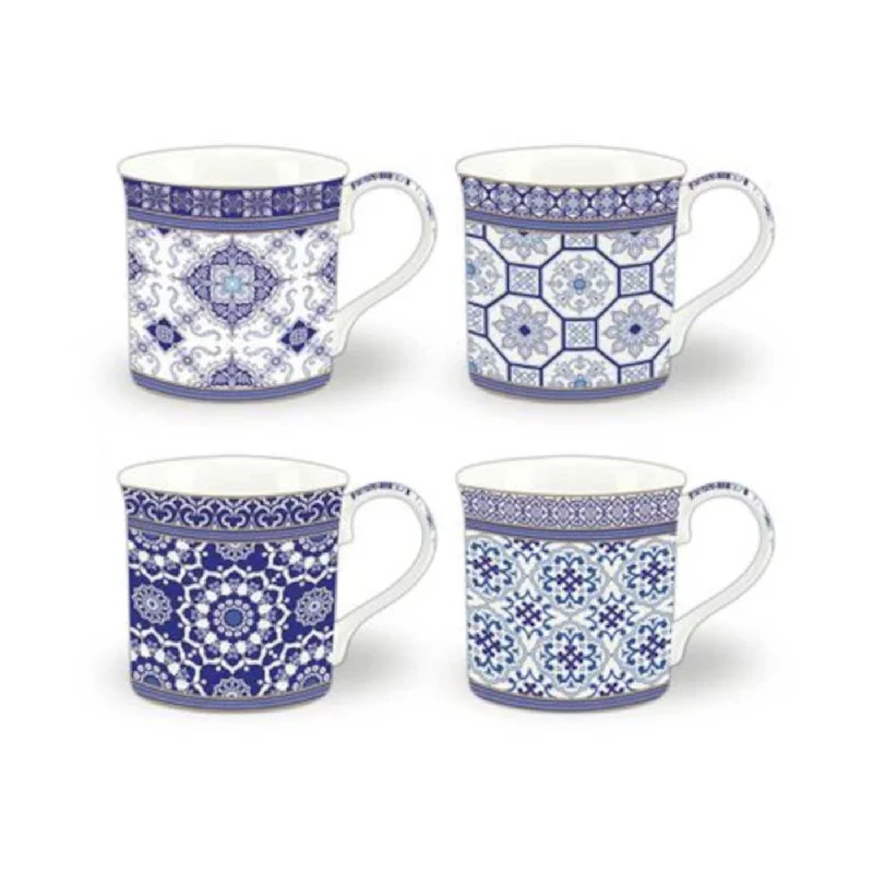 - Pet fence foldable indoorHeritage Venetian Mugs Blue 350ml (Set of 4)