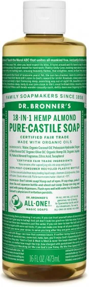 - Hamster silent running wheel to prevent chewingDr Bronners Almond Pure Castile Soap Ogc 16oz