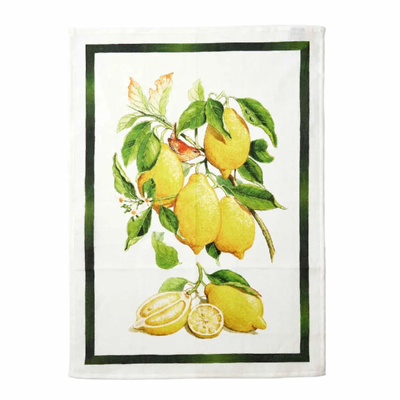 - Organic cotton dog bibsTessitura Toscana Telerie Limone Limoncello Tea Towel 50 x 70cm - Organic cotton dog bibsTessitura Toscana Telerie Limone Limoncello Tea Towel 50 x 70cm