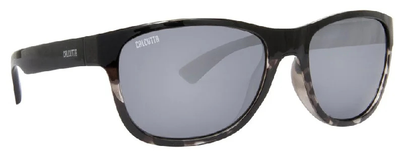 Shiny Black to Tortoise Fade/White Mirror Lens