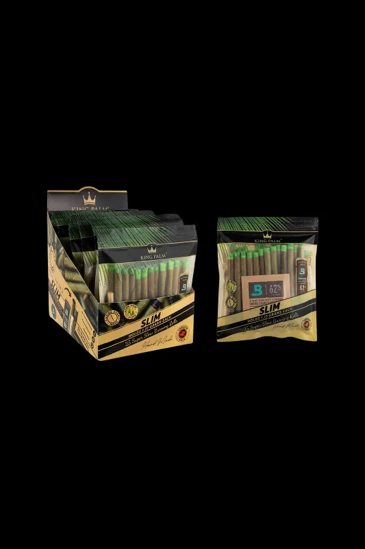 -Anti-scratch sofa protective coverKing Palm Slim Size 25pk Natural Leaf Tubes - 8ct Display -Anti-scratch sofa protective coverKing Palm Slim Size 25pk Natural Leaf Tubes - 8ct Display