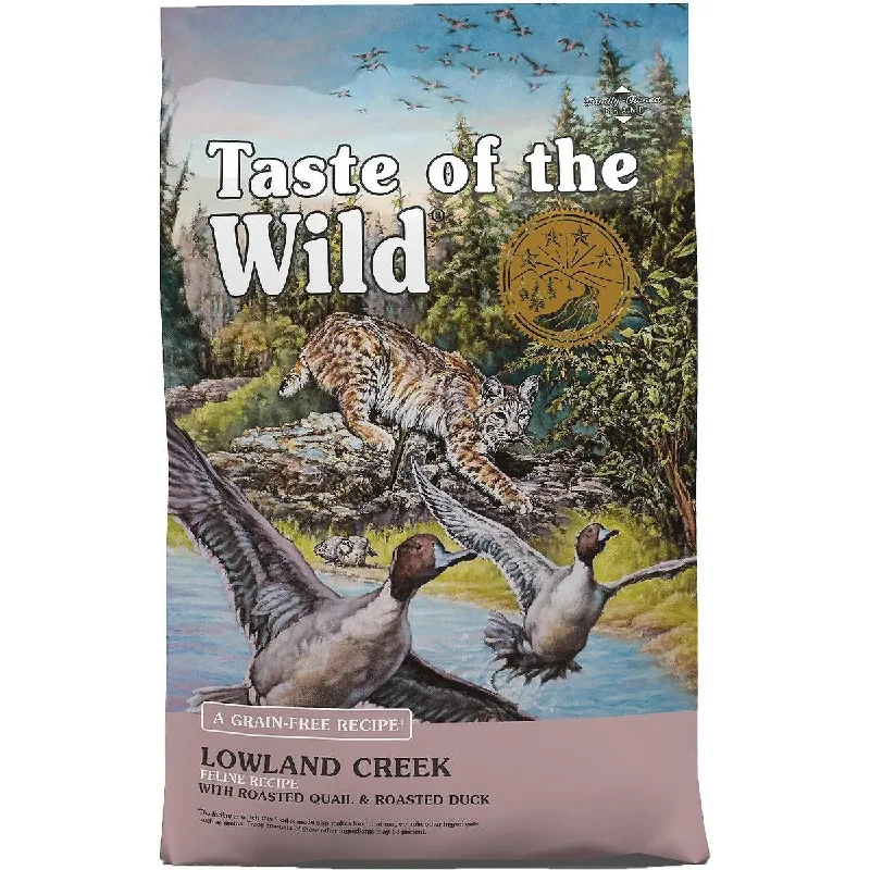 - Pet toys under yuanTaste of the Wild® Lowland Creek® Grain Free Roasted Quail and Roasted Duck Feline Cat Food - Pet toys under yuanTaste of the Wild® Lowland Creek® Grain Free Roasted Quail and Roasted Duck Feline Cat Food