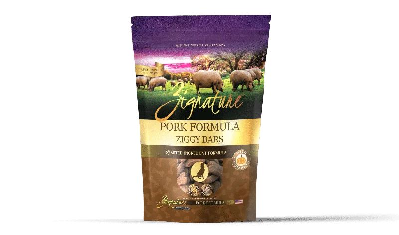 - Dog food online shopping recommendationZignature Ziggy Bars - Pork Formula Dog Treats 340g - Dog food online shopping recommendationZignature Ziggy Bars - Pork Formula Dog Treats 340g