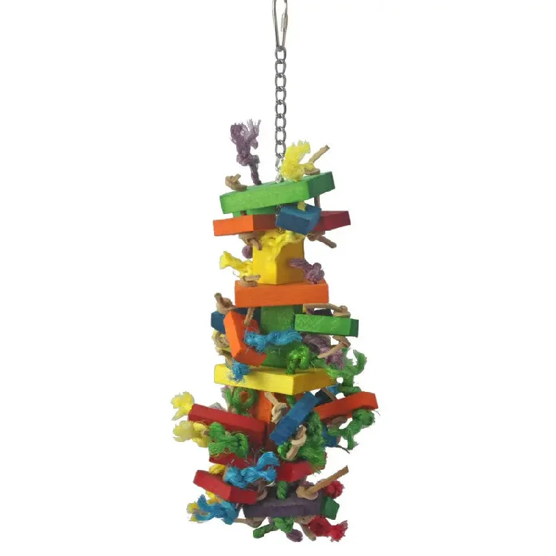 ---A & E Cages Happy Beaks Cluster Blocks Bird Toy