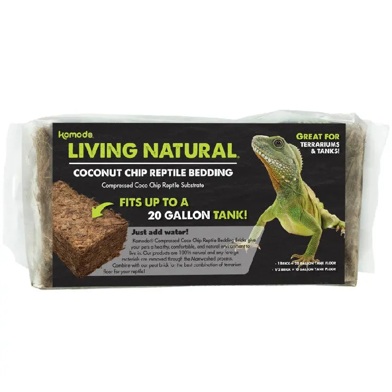- Pet stroller can be taken on the planeKomodo Living Natural Coconut Chip Reptile Bedding Brick