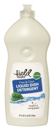 - Dog disposable foam shower gelField Day Free & Clear Dishwashing Soap 25 Oz