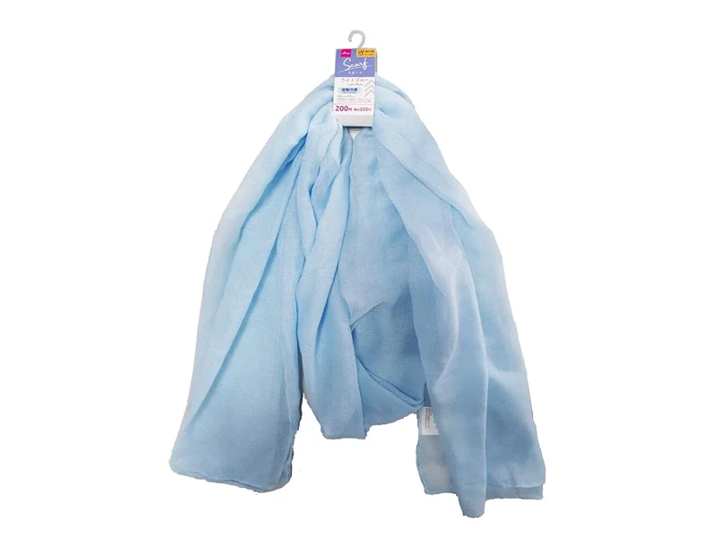 - Car dog seat beltScarf -Light Blue - 5.90Ft X 1.64Ft - 180Cm X 50Cm-