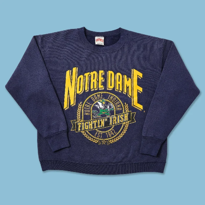  -Explosion-proof leash FOR LARGE dogsVintage Nutmeg Notre Dame Fighting Irish Sweater Medium