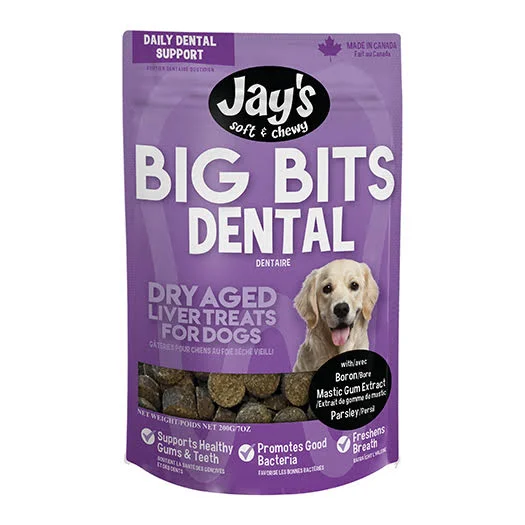 - Food for large dogsJay's  Soft & Chewy Big Bits Dental