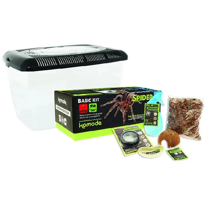 - Degradable pet feces bagKomodo Plastic Terrarium Basic Spider Kit