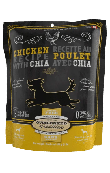 - Dog food recommendations for multi-dog householdsOven-Baked Tradition Dog GF Treats Chicken 16 oz