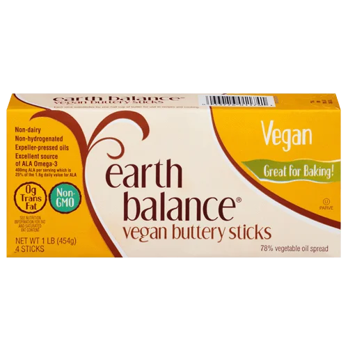 - Air box TSA certified check-inEarth Balance Vegan Buttery Sticks 16 Oz