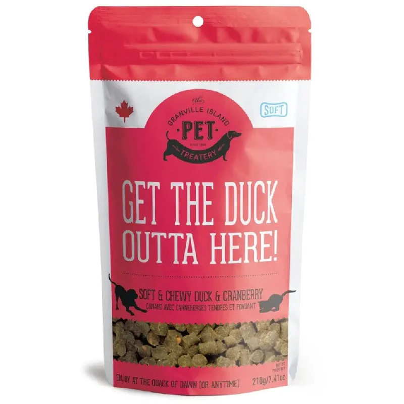  -Splash-proof food bowl AND Anti-choking slow food bowlGranville Get the Duck Outta Here Soft and Chewy Dog Treat