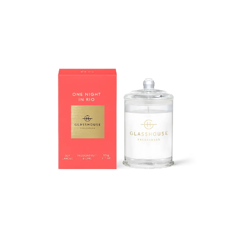 - Foldable and portable cat bagGlasshouse Fragrances One Night In Rio Candle 60g