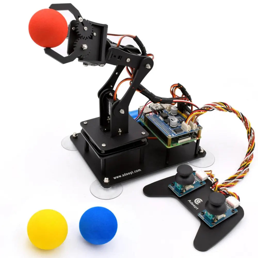 - Organic cotton dog bibsAdeept 5-DOF Programmable Robotic Arm Black Kit for Raspberry Pi - Organic cotton dog bibsAdeept 5-DOF Programmable Robotic Arm Black Kit for Raspberry Pi