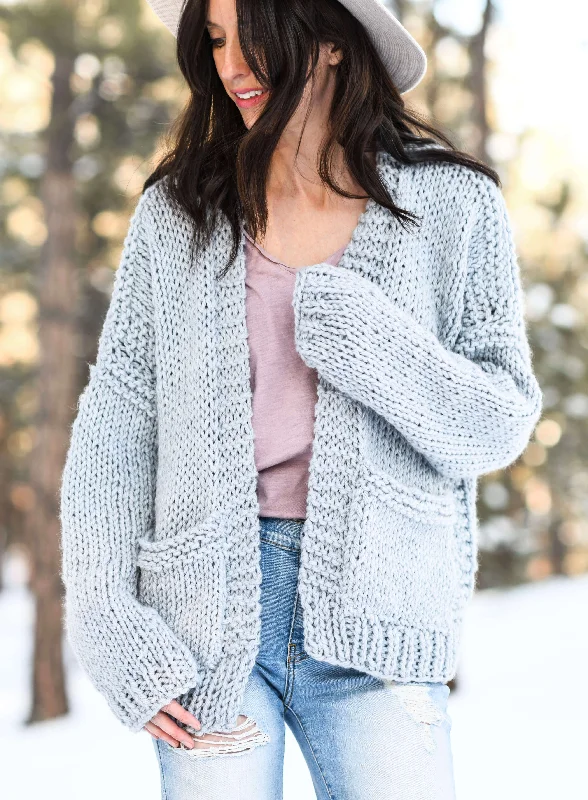 - Rabbit grass rack to prevent waste food boxKnit Kit - Moonbow Slouchy Knit Cardigan