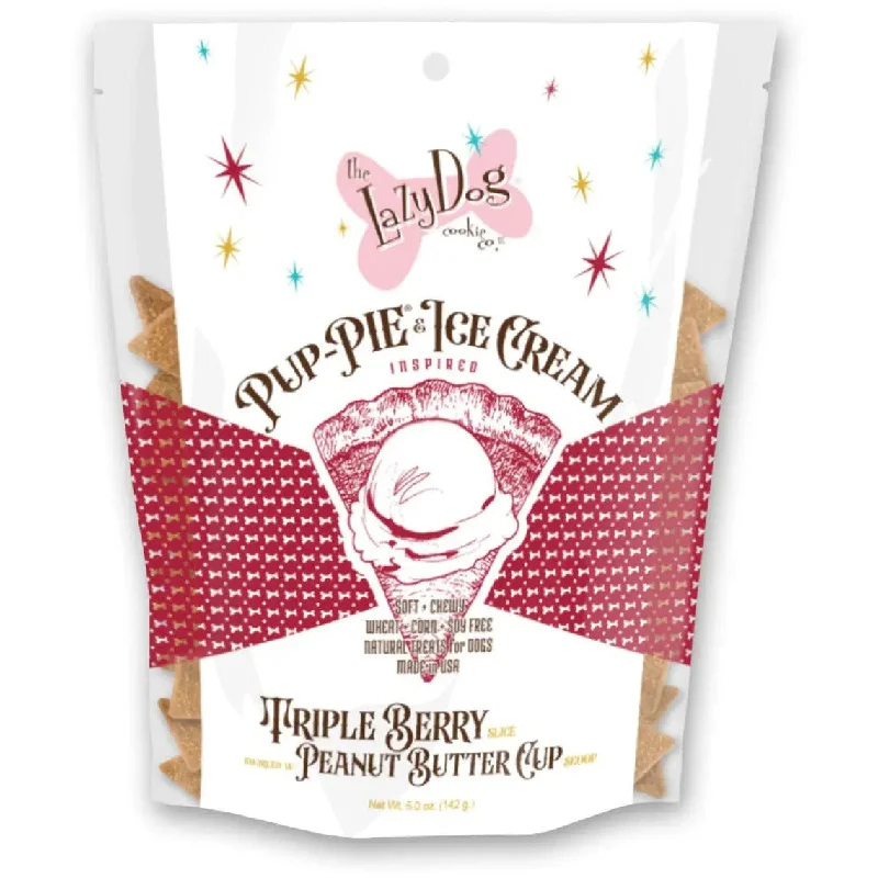- Pet vitamin complex nutrition tabletsLazy Dog Pup-PIE & Ice Cream Slices Triple Berry w/ Peanut Butter Dog Treats
