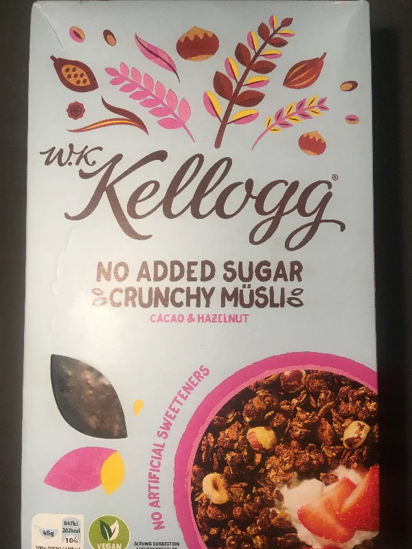  -Anti-scratch scratching board AND cat bed in oneKellogg No Added Sugar Cocoa & Hazelnut Crunchy Musli 400g