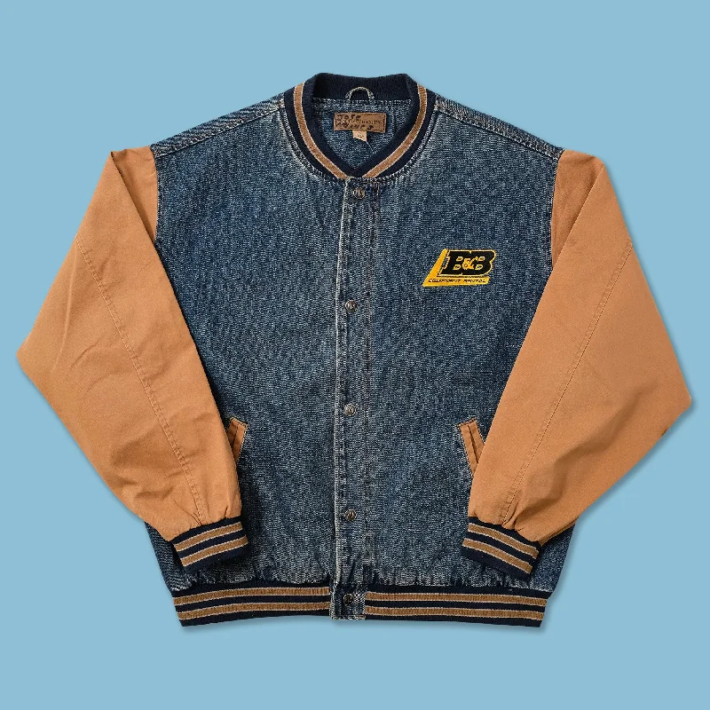 - Degradable pet feces bagVintage Denim Varsity Jacket XLarge