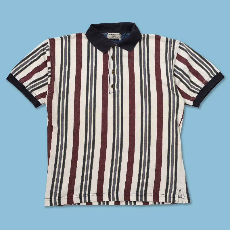  -Splash-proof food bowl AND Anti-choking slow food bowlVintage Striped Polo Medium