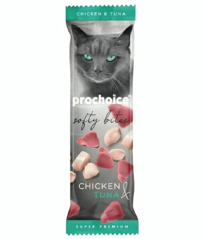    - Senior cat food  Prochoice - Softy Bites Chicken & Tuna 10g