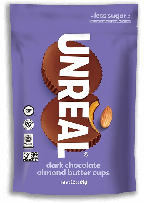  -Splash-proof food bowl AND Anti-choking slow food bowlUnreal Dark Choc Almond Butter Cups Ogc 3.2oz