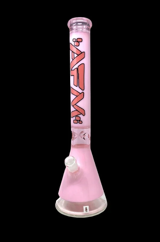  -Explosion-proof leash FOR LARGE dogsAFM Glass Pulsar Pink Glass Beaker Bong