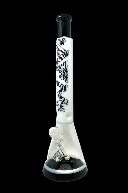 - Chinchilla cooling ice nest ceramic plateAFM Glass Zebra Glass Beaker Bong