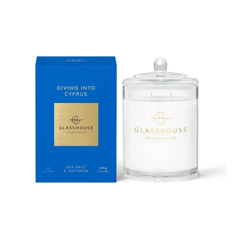 - Summer pet ice matGlasshouse Fragrances Diving Into Cyprus Candle 380g