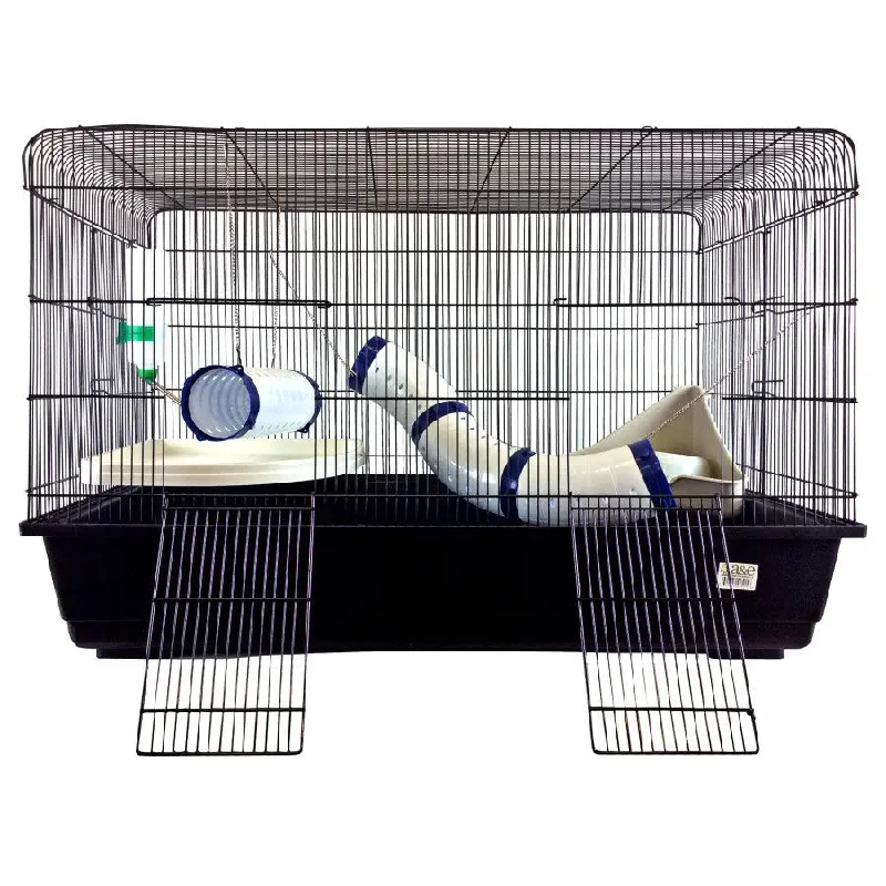 -Splash-proof food bowl AND Anti-choking slow food bowlA & E Cages Deluxe Ferret Kit w/Tubes 39In X 21 in -Splash-proof food bowl AND Anti-choking slow food bowlA & E Cages Deluxe Ferret Kit w/Tubes 39In X 21 in