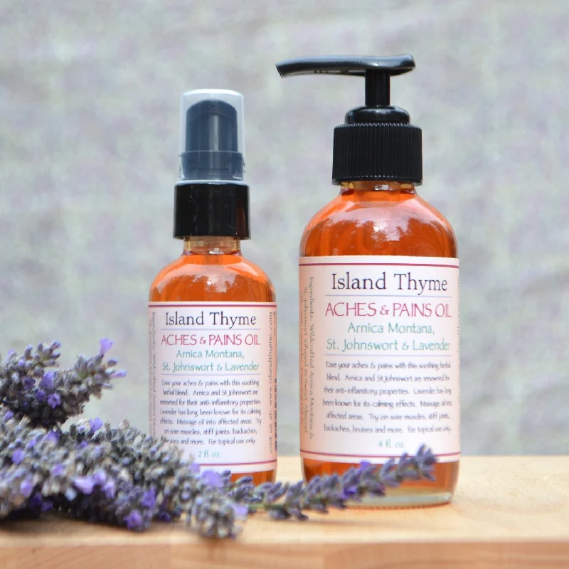 - Cat hair ball removal and hair removal creamAches & Pains Oil Island Thyme