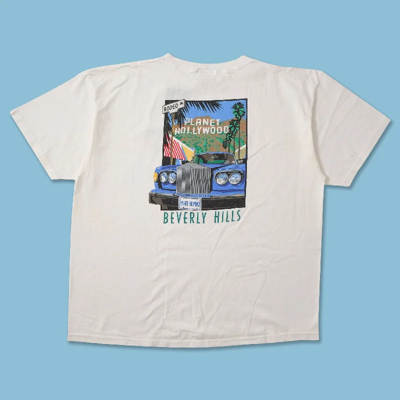 - Organic cotton dog bibsVintage Planet Hollywood Beverly Hills T-Shirt XXLarge