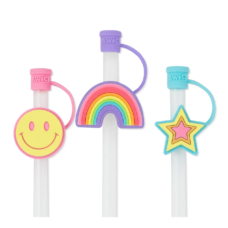 - Cat nail clippers with LED lightsOh Happy Day Straw Topper Set