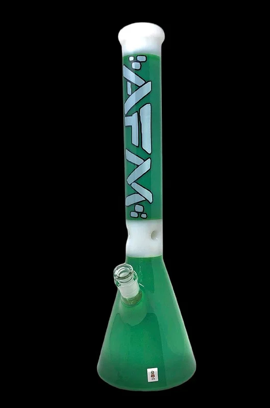 - Winter dog thick down jacketAFM Glass Pulsar Forest Green Color Glass Beaker Bong