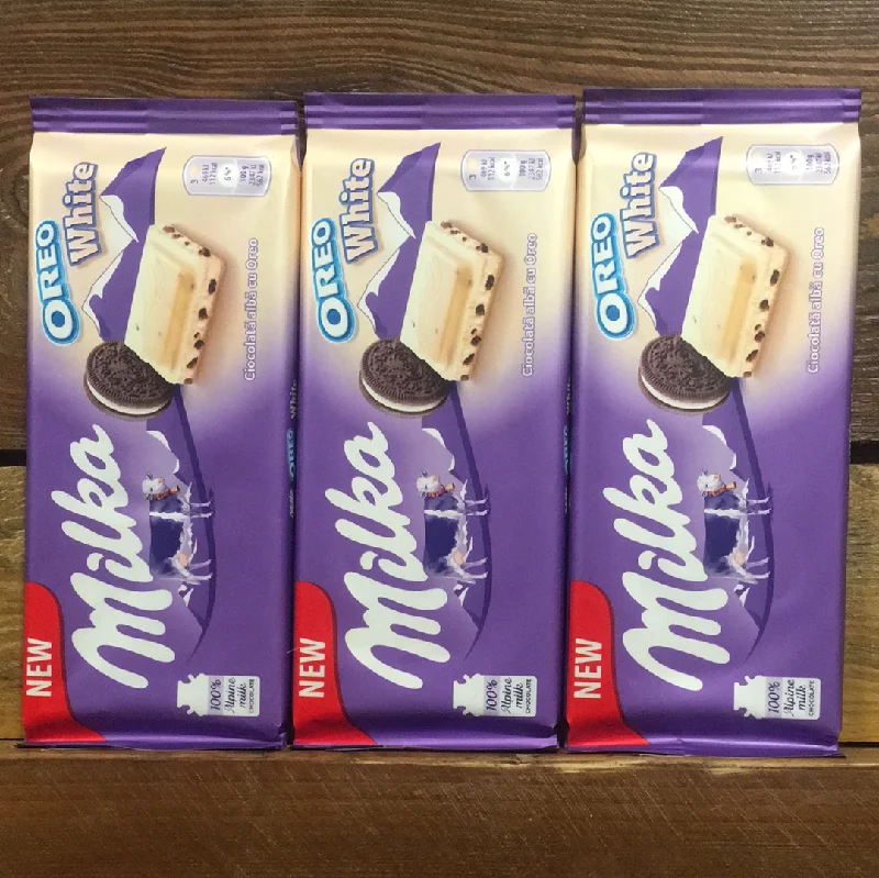 - Pregnant cat delivery room warming box3x Milka Oreo White Chocolate Bars (3x100g)