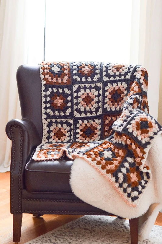 - Pregnant cat delivery room warming boxCrochet Kit - Nora Granny Square Throw