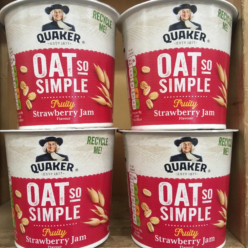 - Winter warm clothes for short-haired dogs4x Quaker Oat So Simple Strawberry Jam Pot (4x53g)
