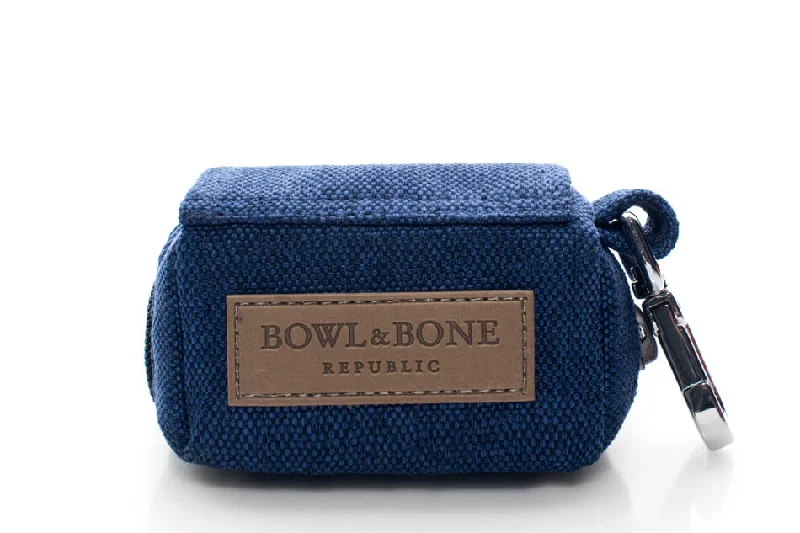 - Climbing pet constant temperature heating padBowl and Bone Mini Navy Blue Dog Poo Bag Holder - Climbing pet constant temperature heating padBowl and Bone Mini Navy Blue Dog Poo Bag Holder