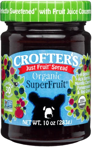 - Organic cotton dog bibsCrofters Just Fruit Spread Super Frt Og 10 Oz