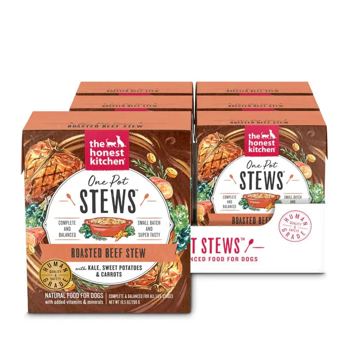 - Natural latex pet mattressThe Honest Kitchen One Pot Stews: Roasted Beef Stew with Kale, Sweet Potatoes & Carrots Wet Dog Food 6/10.5oz
