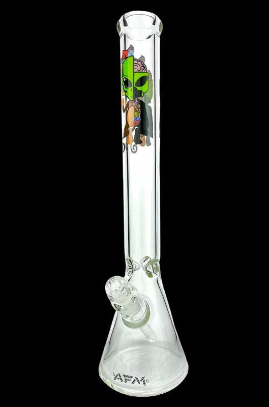 - Dog disposable foam shower gelAFM Glass Skeletal Clear 9mm Glass Beaker Bong