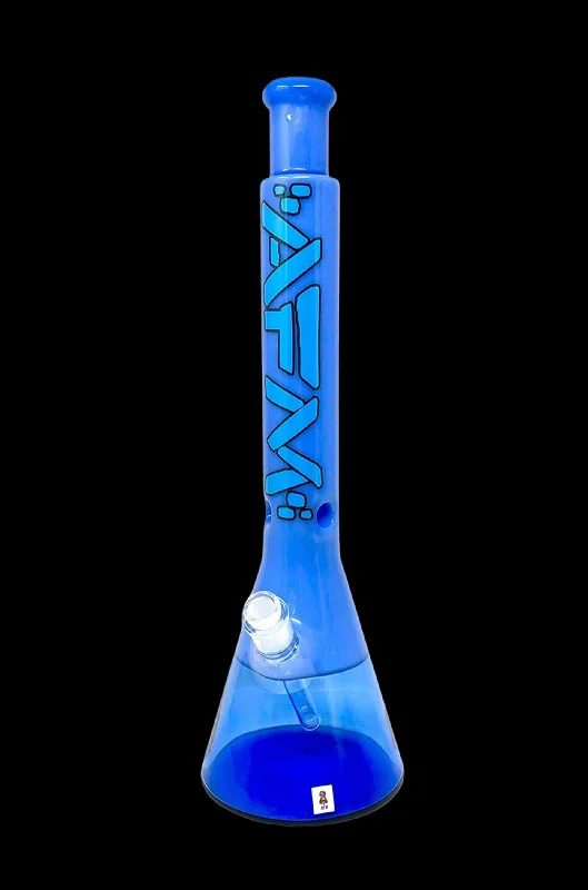- Pet tear stain cleaning wipesAFM Glass Quasar Glass Beaker Bong - Double Blues