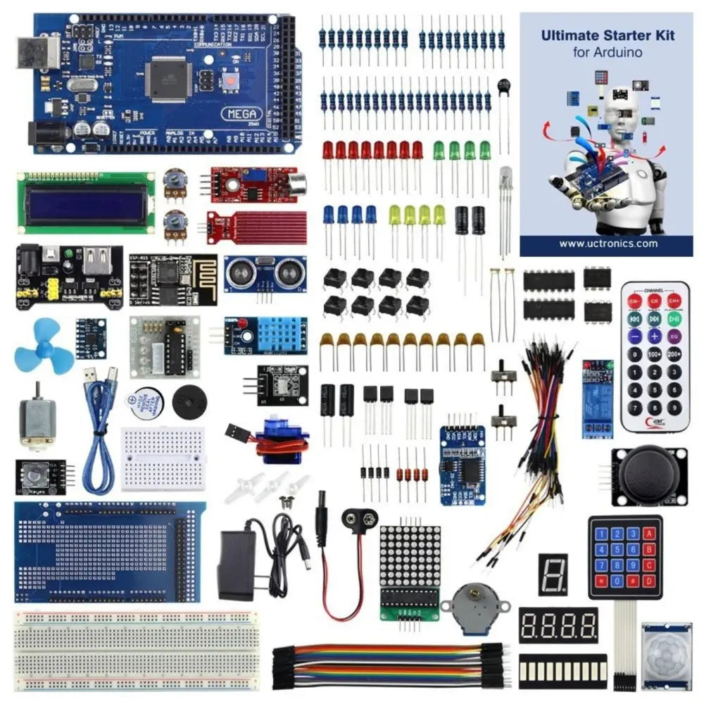 - Remote interactive pet feederUCTRONICS Ultimate Starter Learning Kit for Arduino MEGA