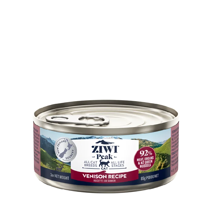    - Fish-based cat food  Ziwi Peak Wet Cat Food Venison Canned 85G
