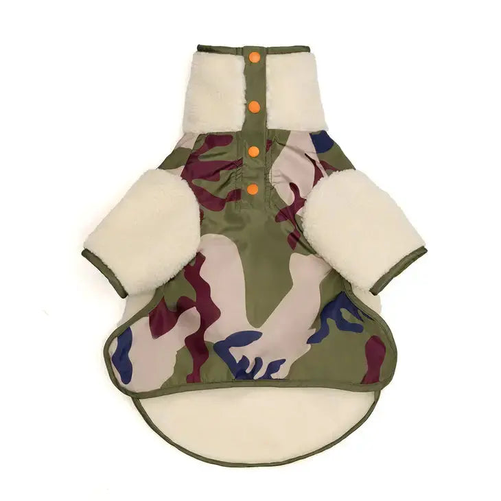 - Organic cotton dog bibsROVERLUND Cozy-vibes-only Fleece Dog Jacket