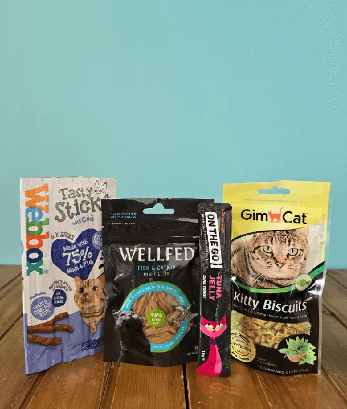    - Cat food for digestive health  The Catnip Catch Bundle
