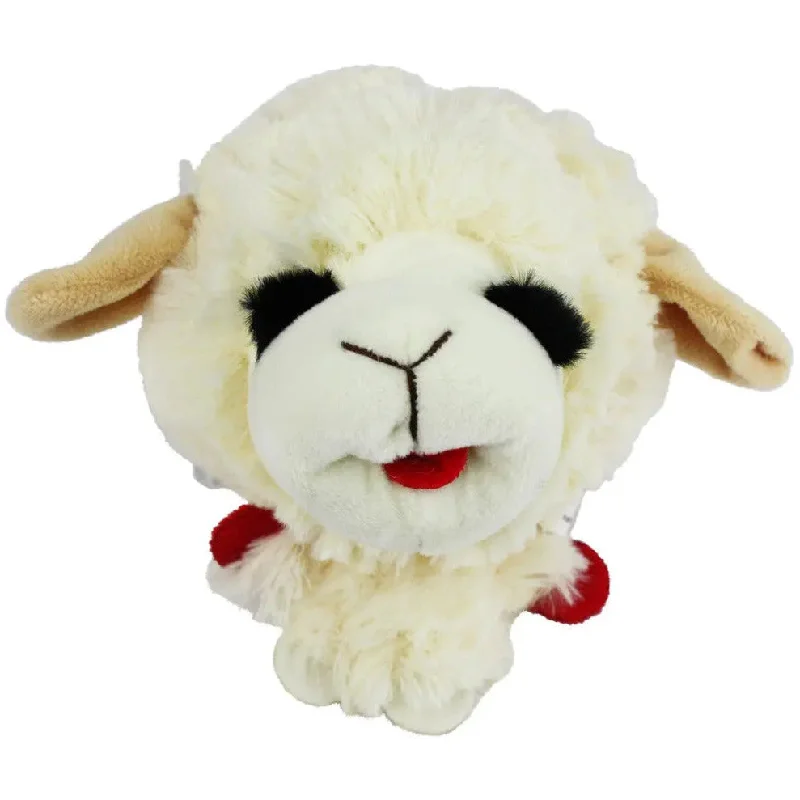 Pet ProductsMultipet Lamb Chop Knobby Noggins Dog Toy 5"
